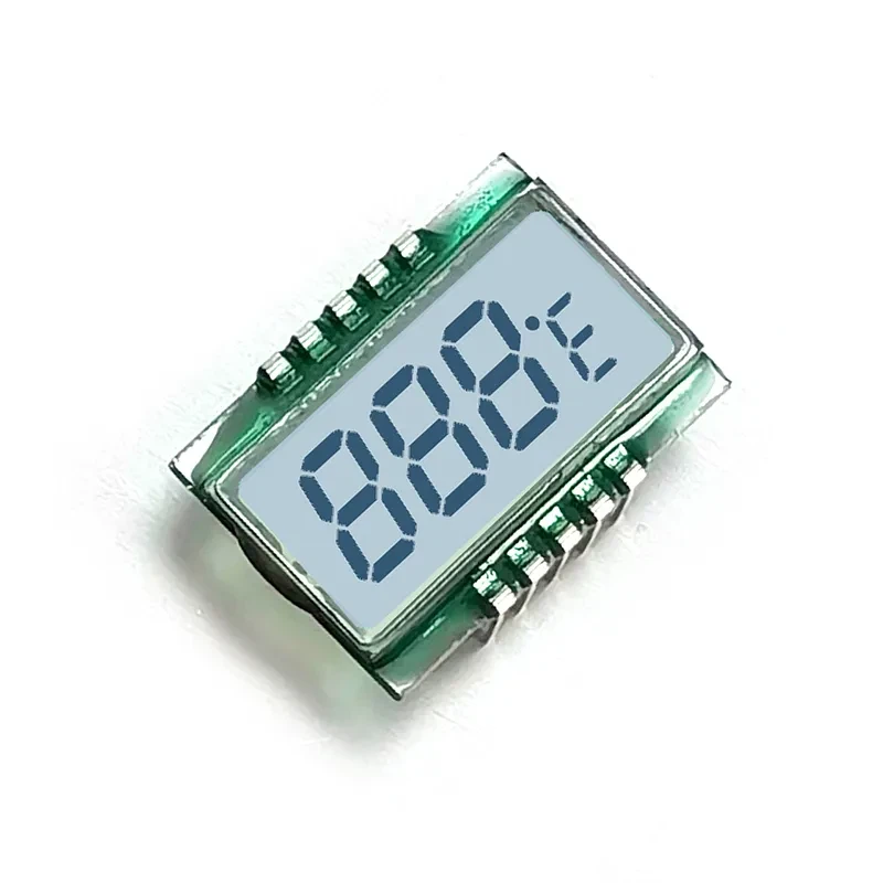 LCD displejs ar 6 kontaktu pielāgotu 7 segmentu LCD displeju termostatam